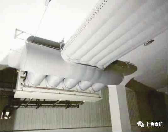 万利官网索斯柔性风管应用在冷库