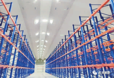 万利官网柔性风管应用在低温高架库
